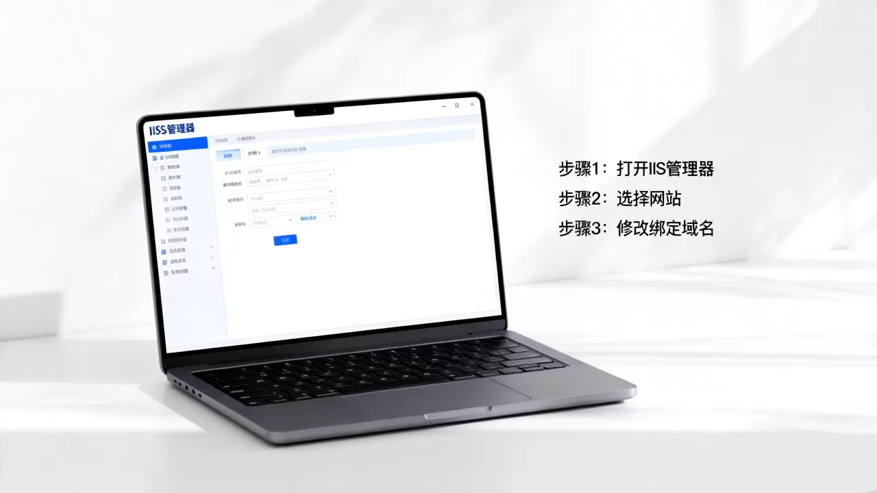 IIS服务器搭网站如何修改已绑定的网站域名,怎么操作? IIS服务器搭网站如何修改已绑定的网站域名,怎么操作?