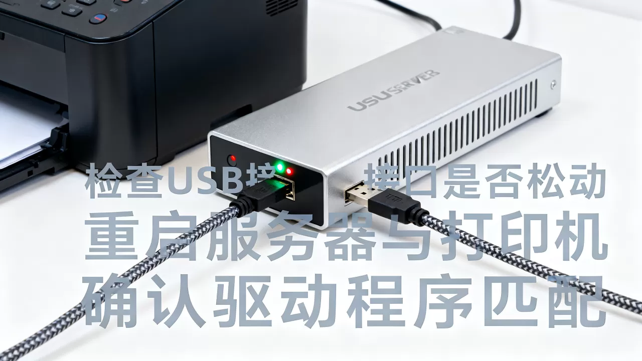 usb服务器的打印机添加不上怎么办