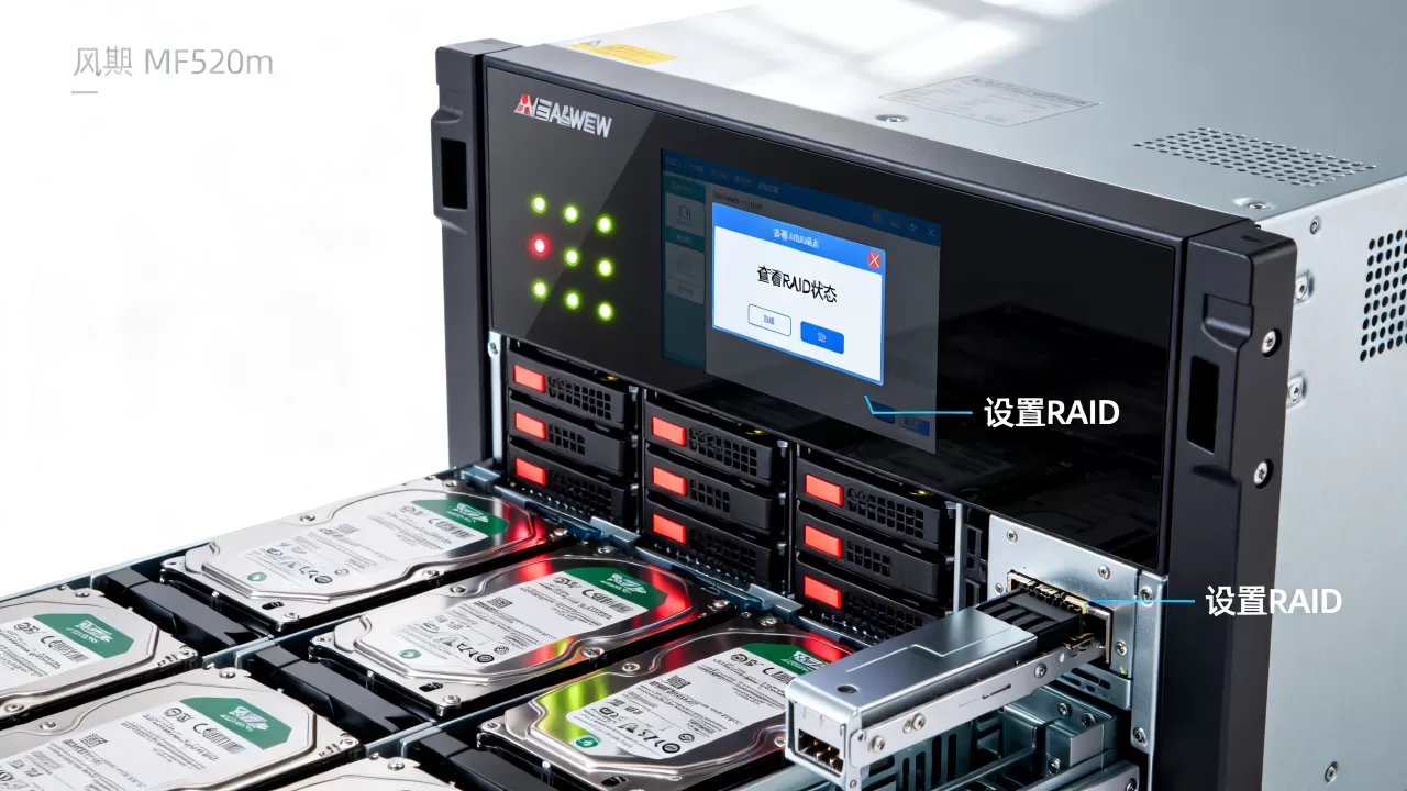 浪潮MF5280m3服务器如何查看RAID状态,怎么设置 浪潮MF5280m3服务器如何查看RAID状态,怎么设置