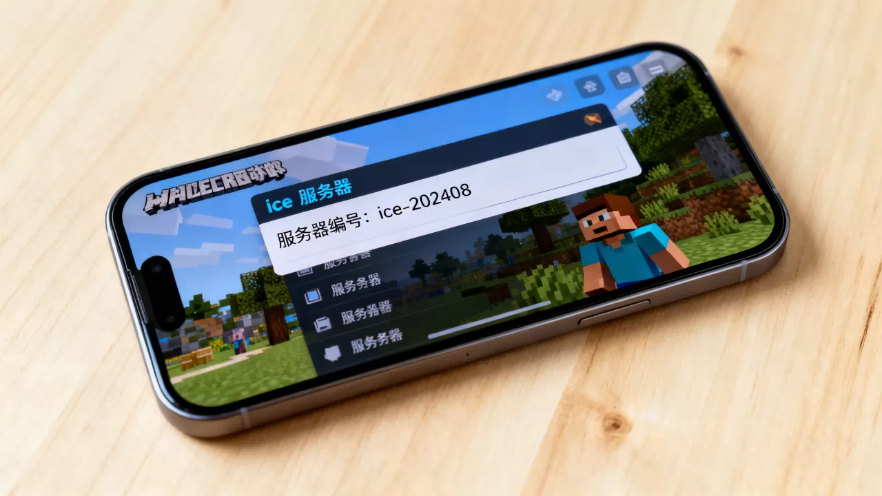 我的世界手机版ice服务器编号怎么查，准确答案是多少