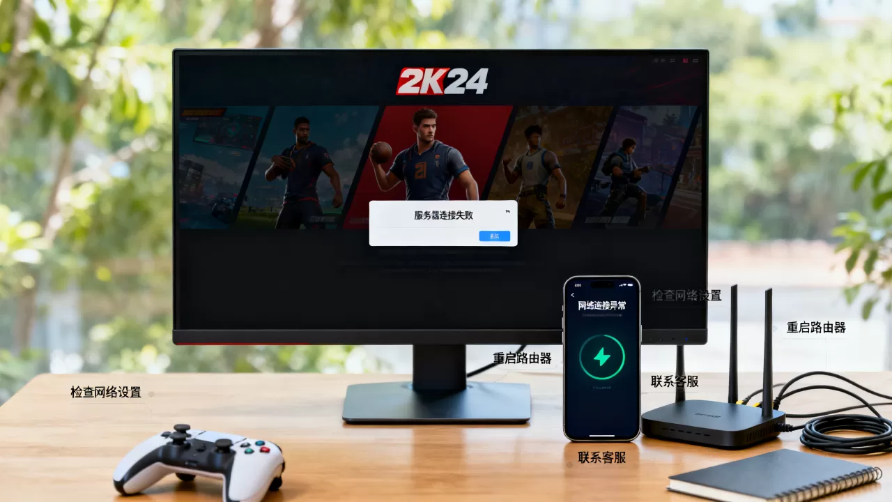 2k24服务器连不上是什么原因,游戏无法联机怎么办 2k24服务器连不上是什么原因,游戏无法联机怎么办