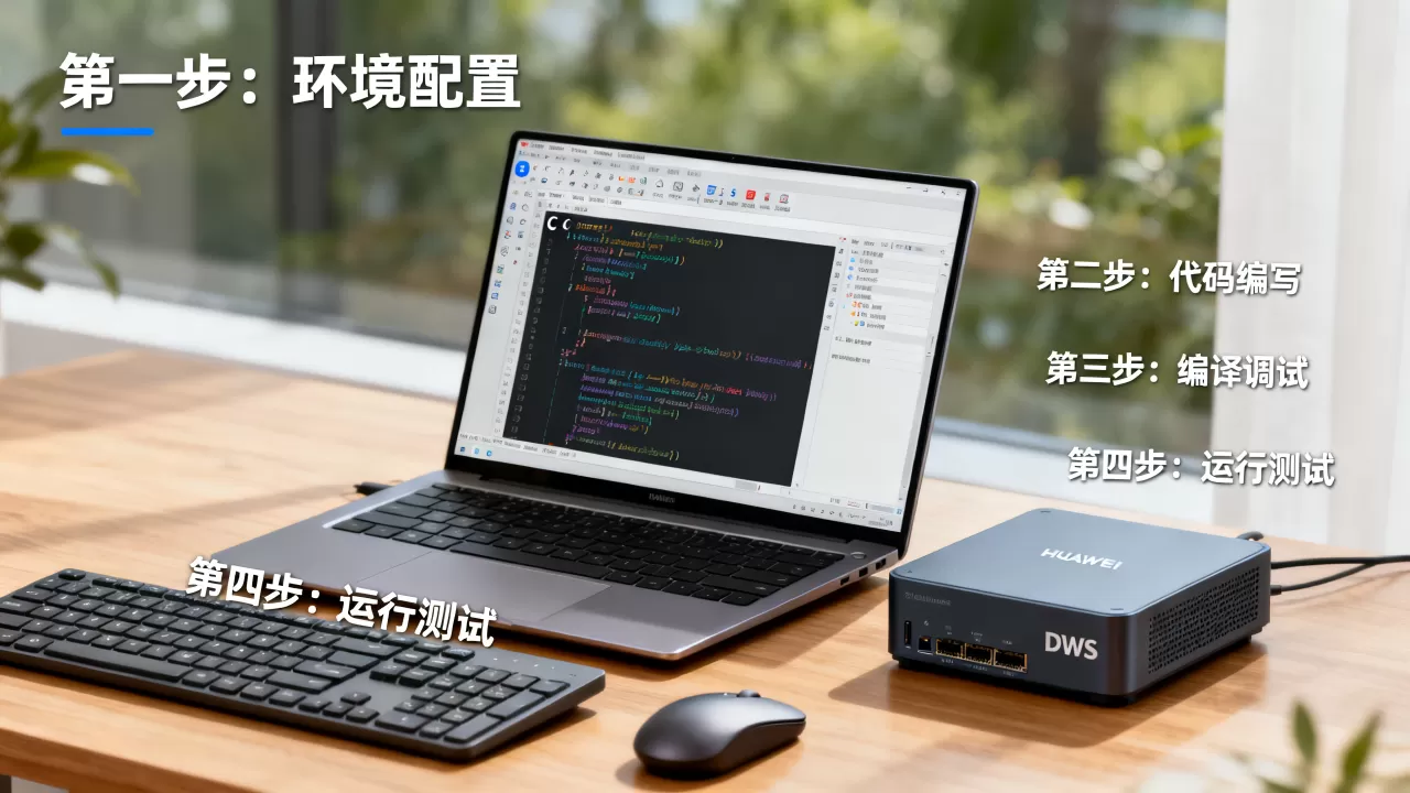 华为DWS如何使用C程序？，使用流程是什么？