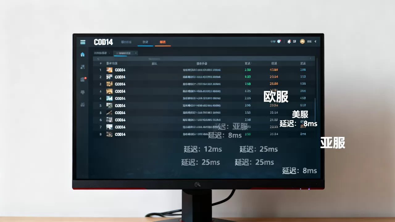 cod14联机有哪些服务器，哪个区延迟最低最稳定？