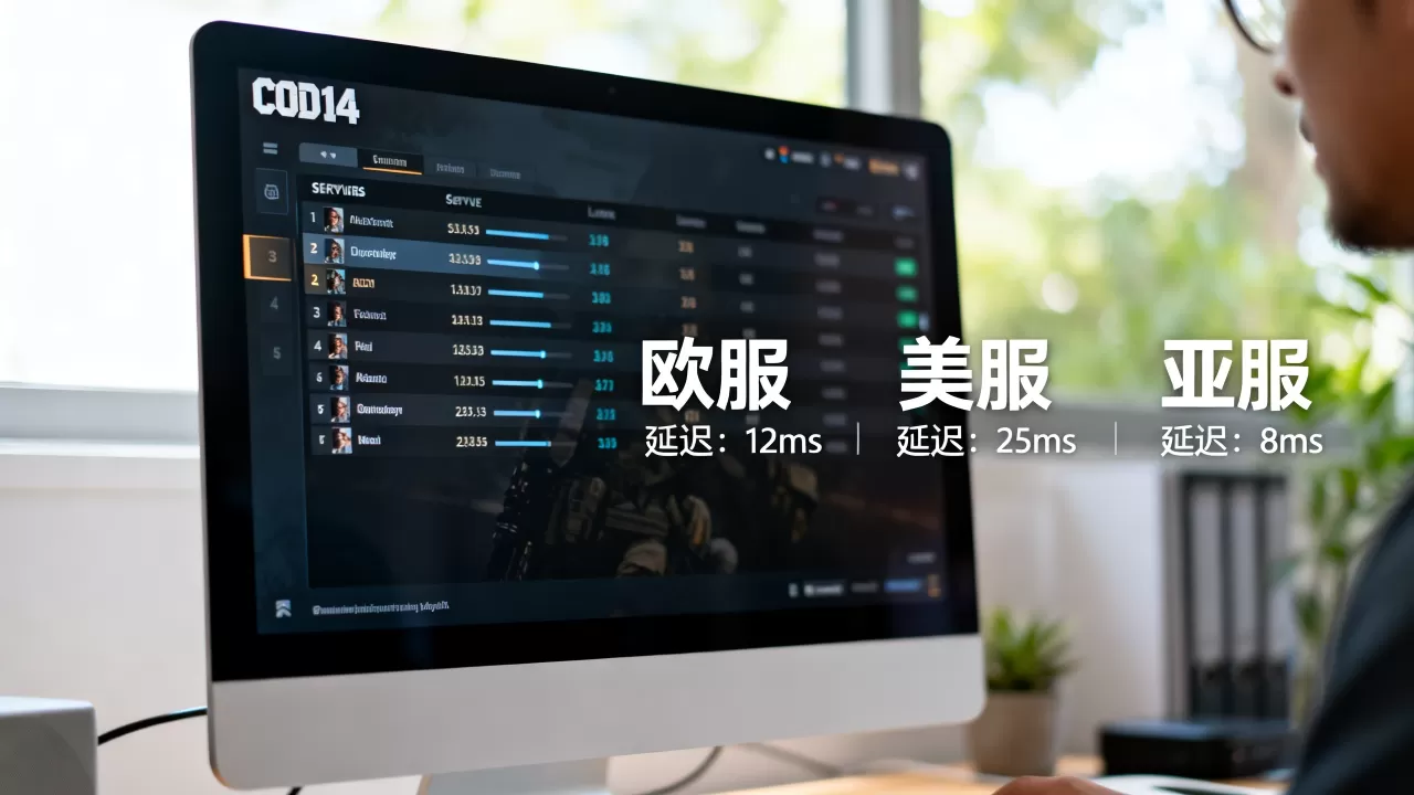cod14联机有哪些服务器，哪个区延迟最低最稳定？