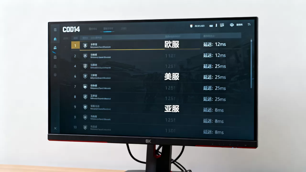 cod14联机有哪些服务器，哪个区延迟最低最稳定？