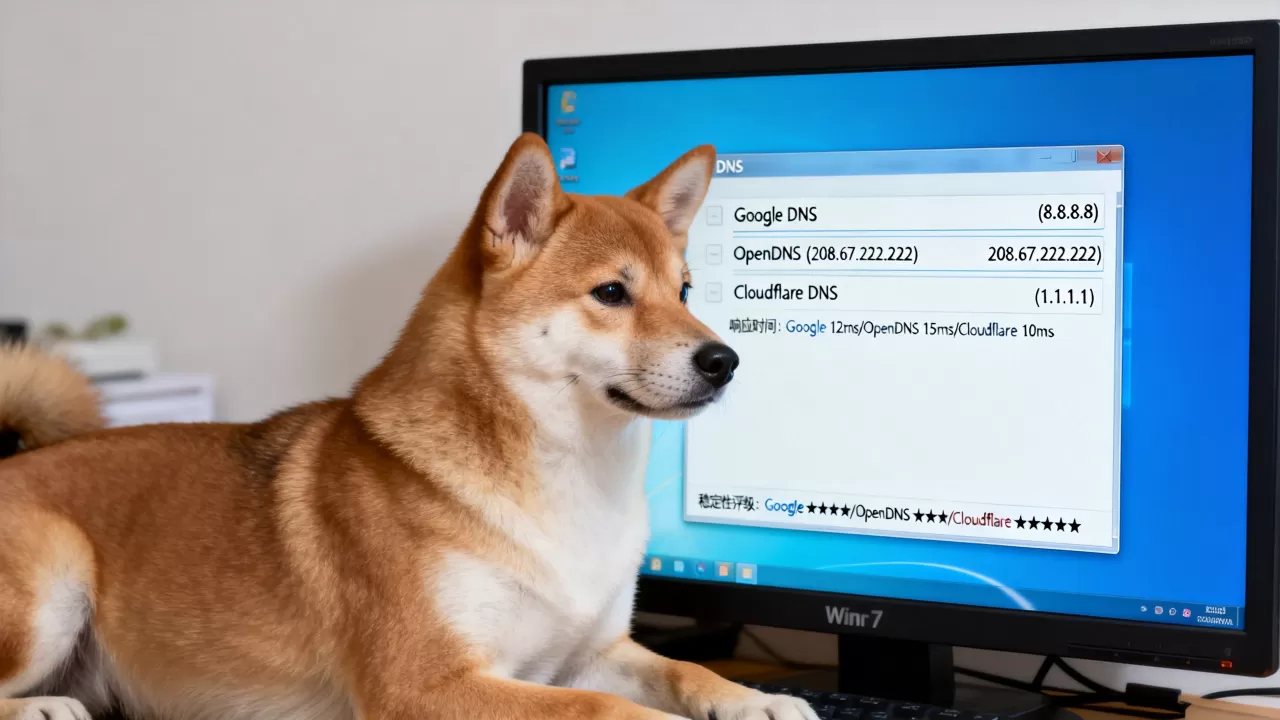 Win7中DNS有哪些服务器,哪个最快最稳定 Win7中DNS有哪些服务器,哪个最快最稳定