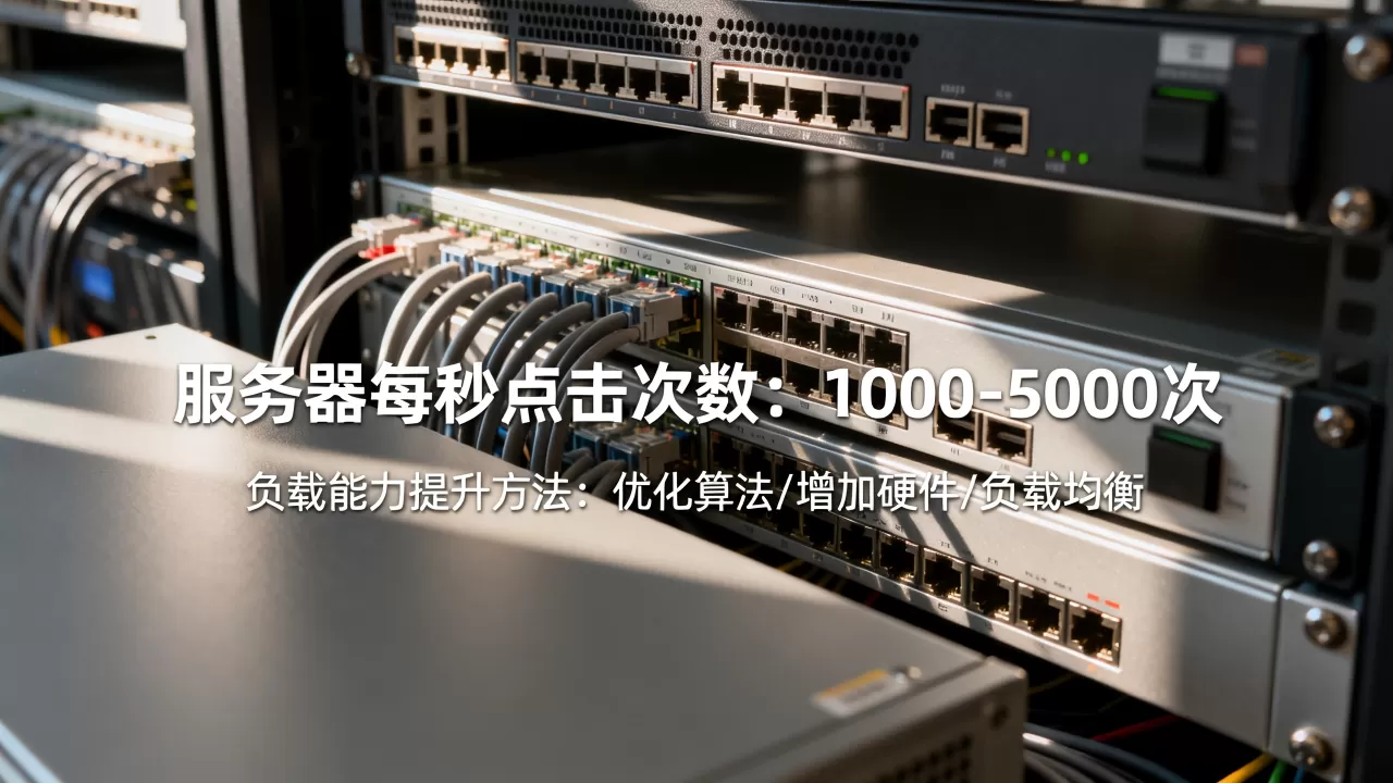服务器一秒点击多少次才正常，服务器负载能力如何提升