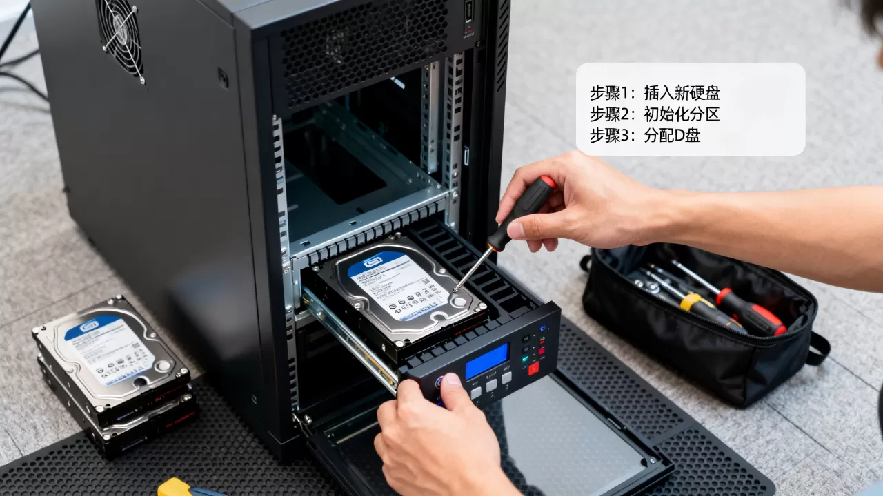 云服务器只有一个C盘怎么加D盘？，如何增加硬盘