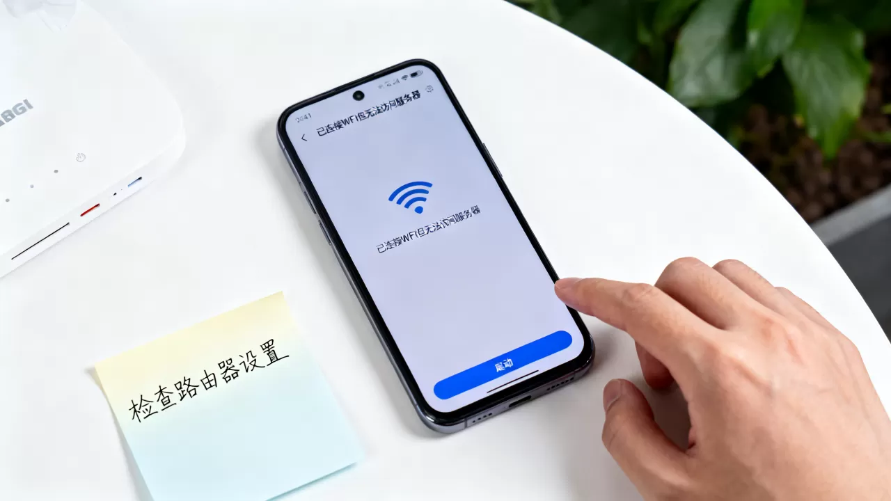 手机有wifi连不上服务器是怎么回事，怎么办？