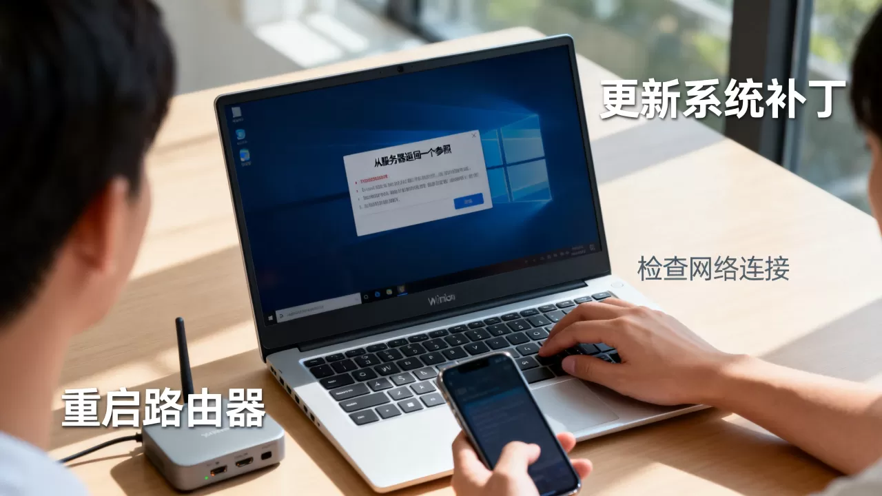 win10从服务器返回一个参照怎么处理？，win10怎么解决