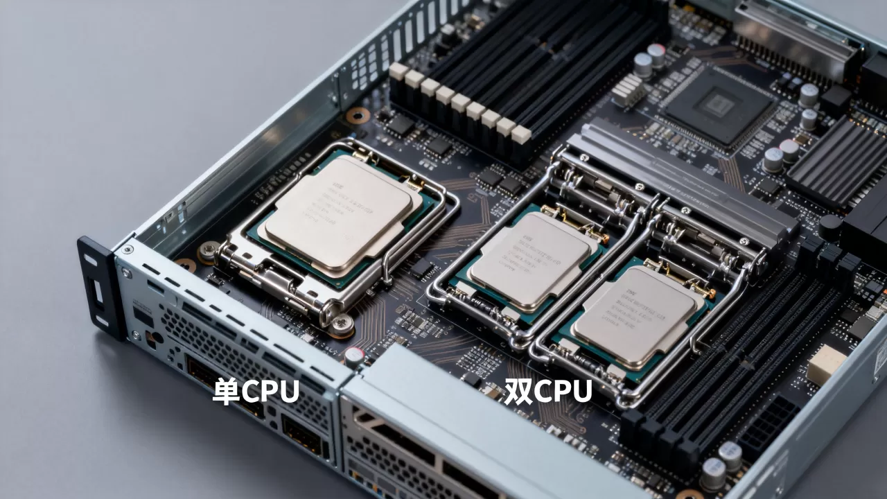服务器怎么看是单CPU还是双CPU，有什么区别？