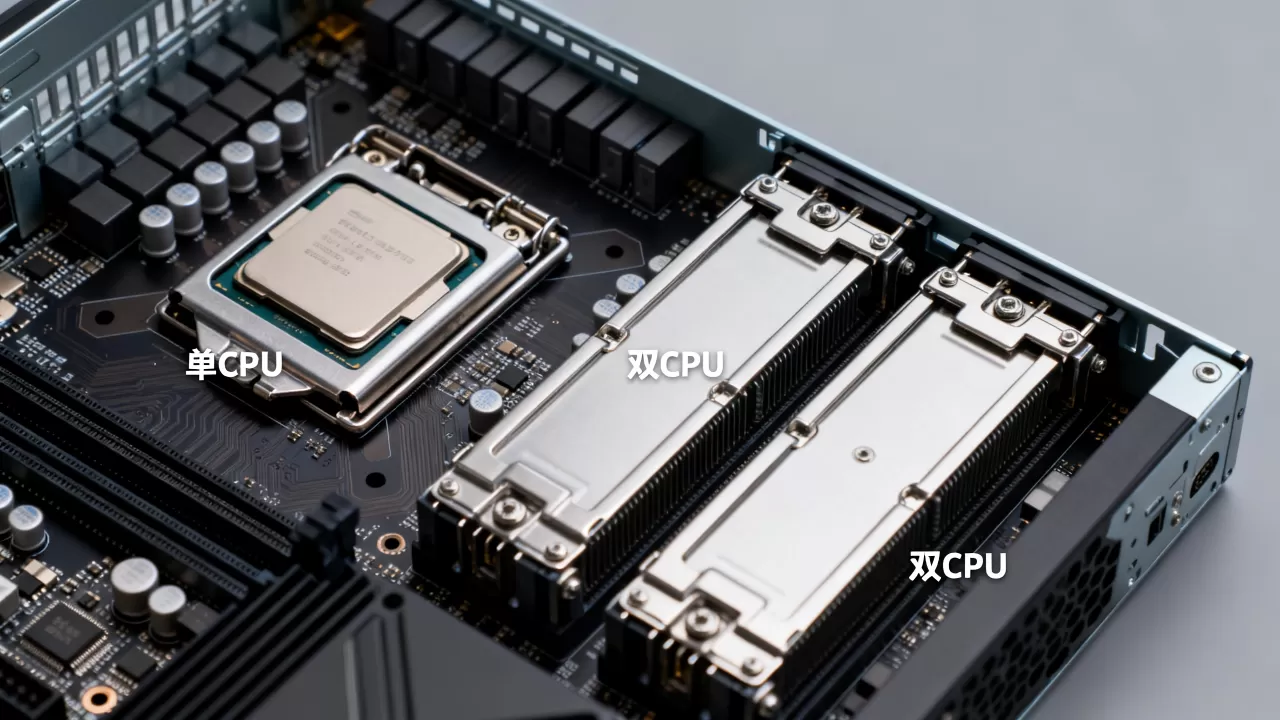 服务器怎么看是单CPU还是双CPU，有什么区别？