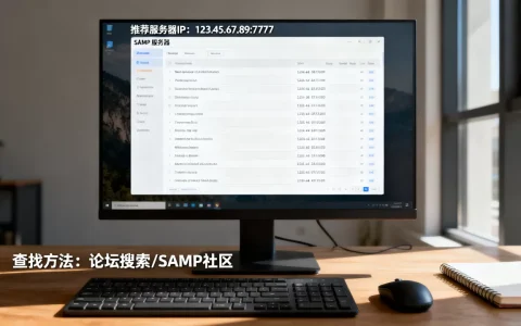 samp联机服务器IP有哪些推荐，samp服务器IP怎么找
