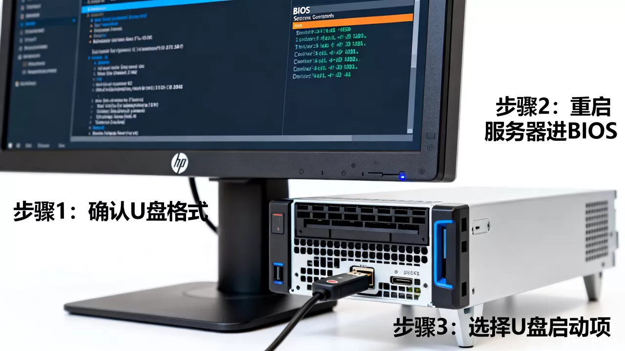 惠普服务器进bios设置u盘启动不了怎么办