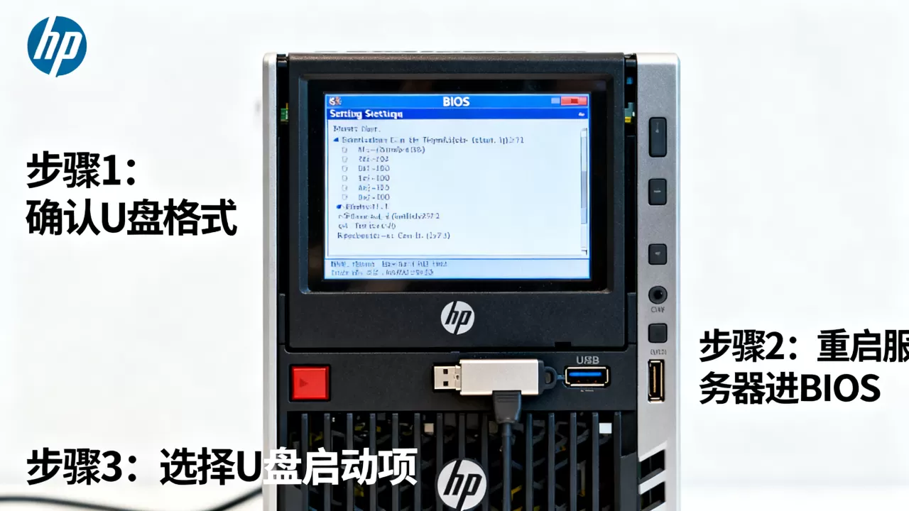 惠普服务器进bios设置u盘启动不了怎么办