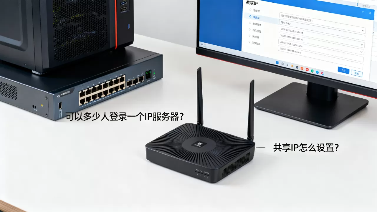 可以多少人登录一个IP服务器?,共享IP怎么设置? 可以多少人登录一个IP服务器?,共享IP怎么设置?