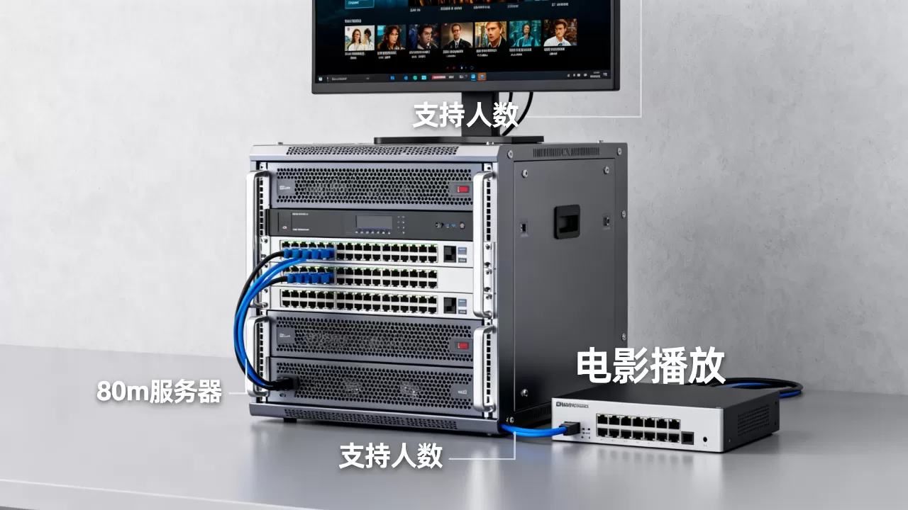 80m服务器能支持多少人看电影?,够用吗? 80m服务器能支持多少人看电影?,够用吗?