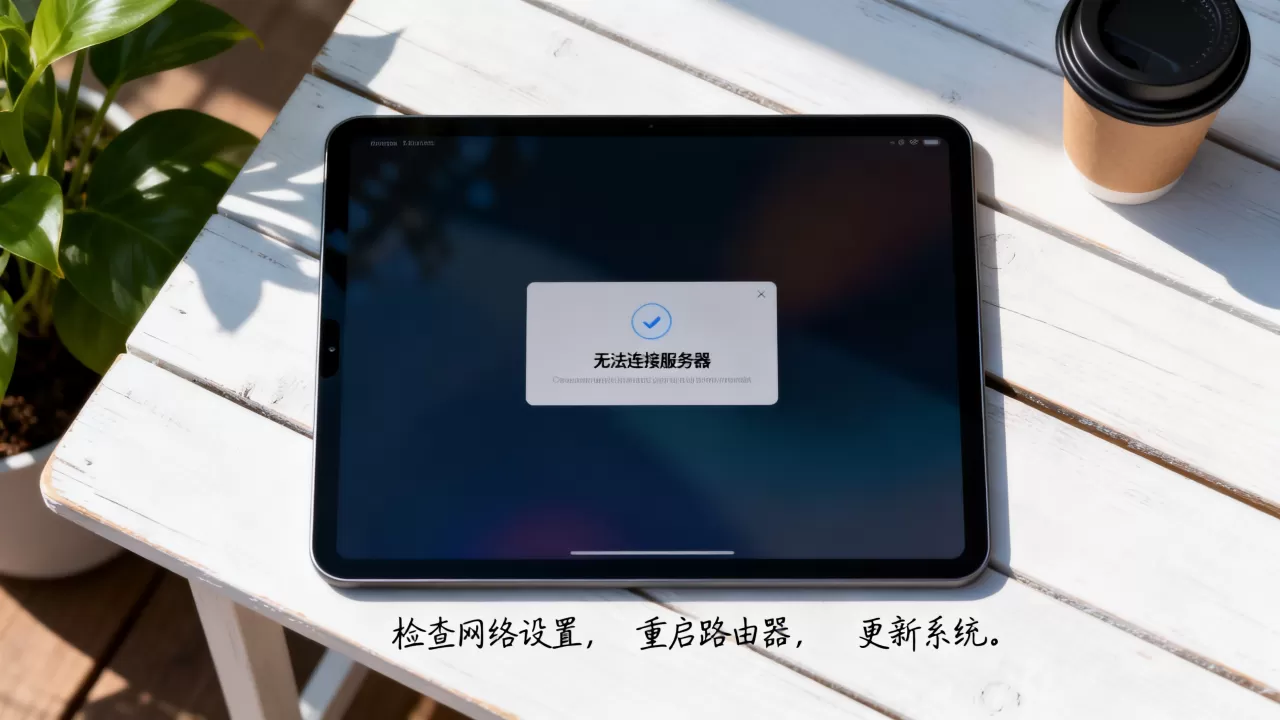 iPad一直显示无法连接服务器失败怎么办，ipad无法连接服务器原因？