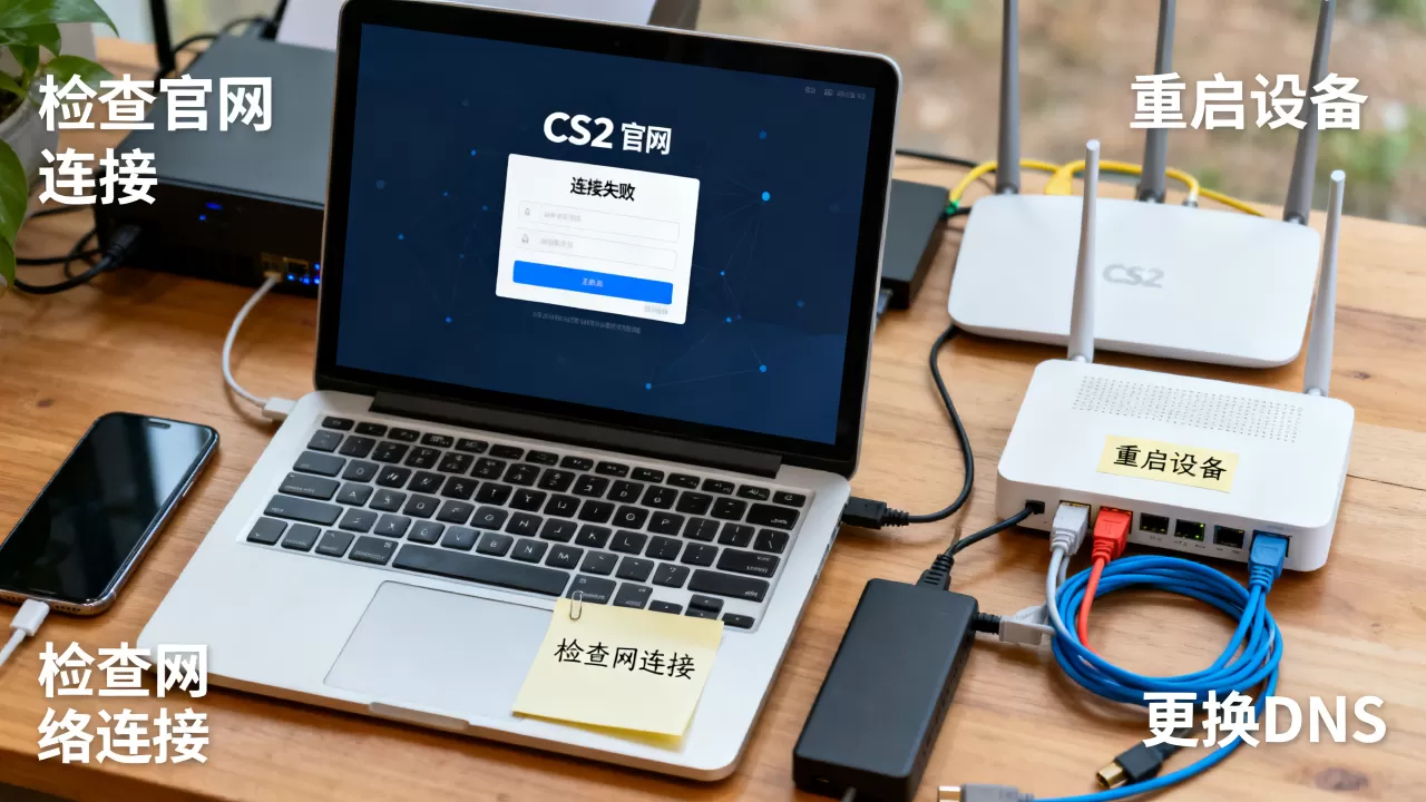CS2无法访问官网服务器怎么处理，连接失败解决方法？