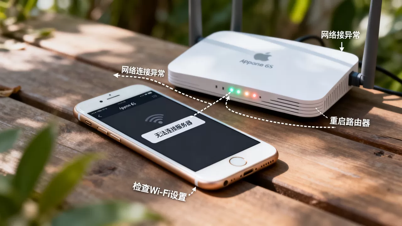 苹果6s和服务器失联该如何解决,是什么原因 苹果6s和服务器失联该如何解决,是什么原因