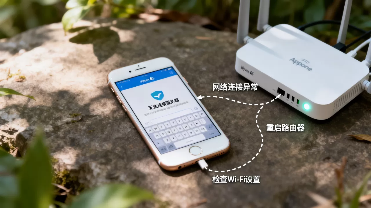 苹果6s和服务器失联该如何解决,是什么原因 苹果6s和服务器失联该如何解决,是什么原因