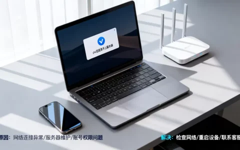 小v百度连不上服务器是什么原因，怎么解决？