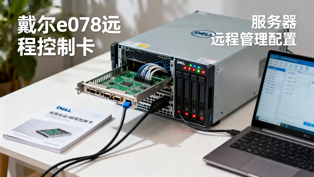 戴尔e078远程控制卡如何使用？，服务器远程管理配置方法。