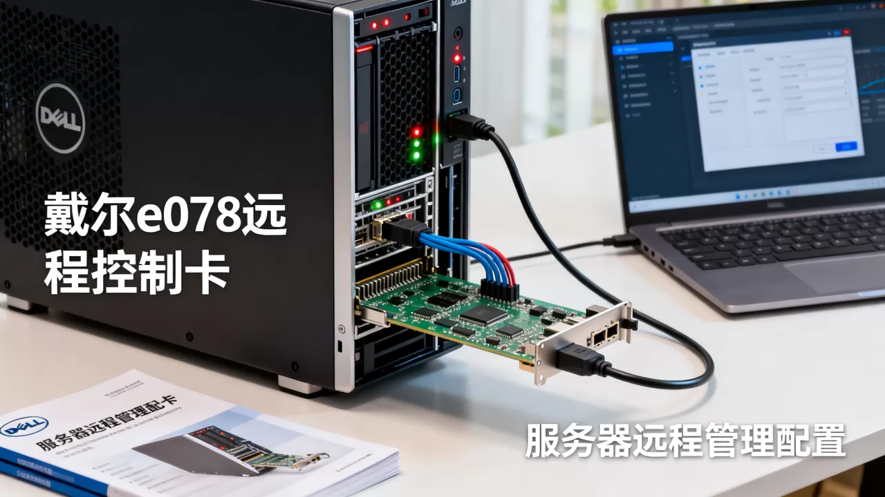 戴尔e078远程控制卡如何使用？，服务器远程管理配置方法。