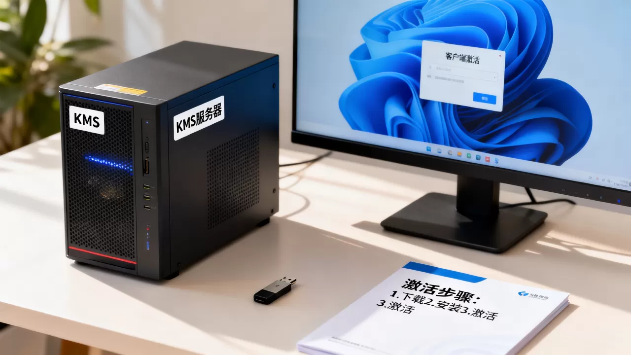 KMS服务器可激活多少台客户端下载，怎么安装激活？