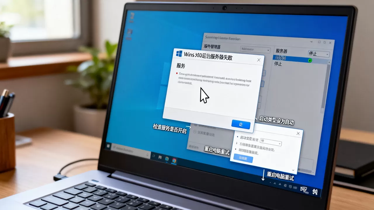 win10打开启动服务器失败怎么回事，怎么解决