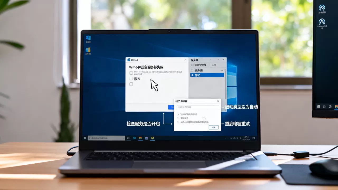 win10打开启动服务器失败怎么回事，怎么解决