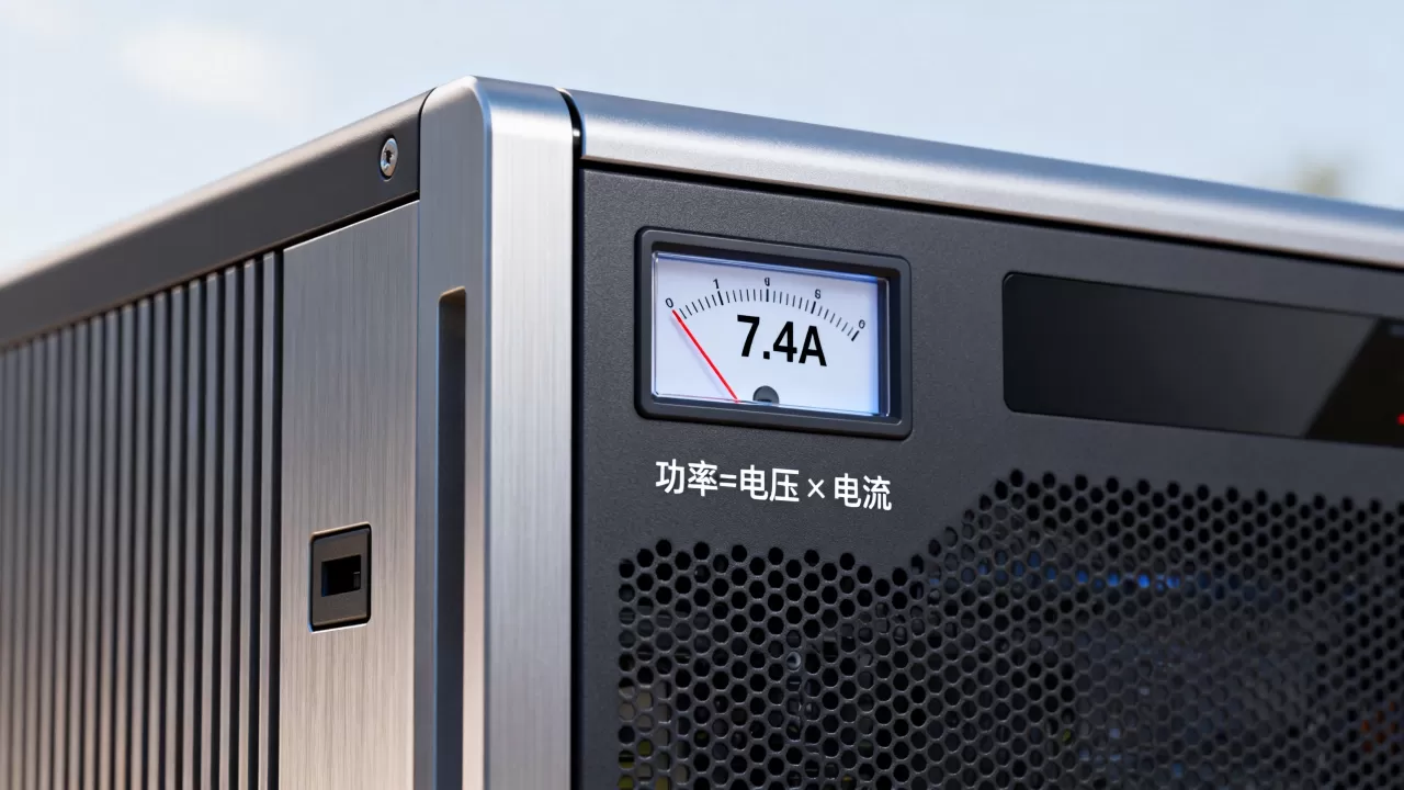 服务器额定电流7.4a到底是多少瓦，为什么是这么多瓦