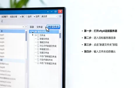 xftp8怎么在服务器里新建文件夹，操作步骤是什么？