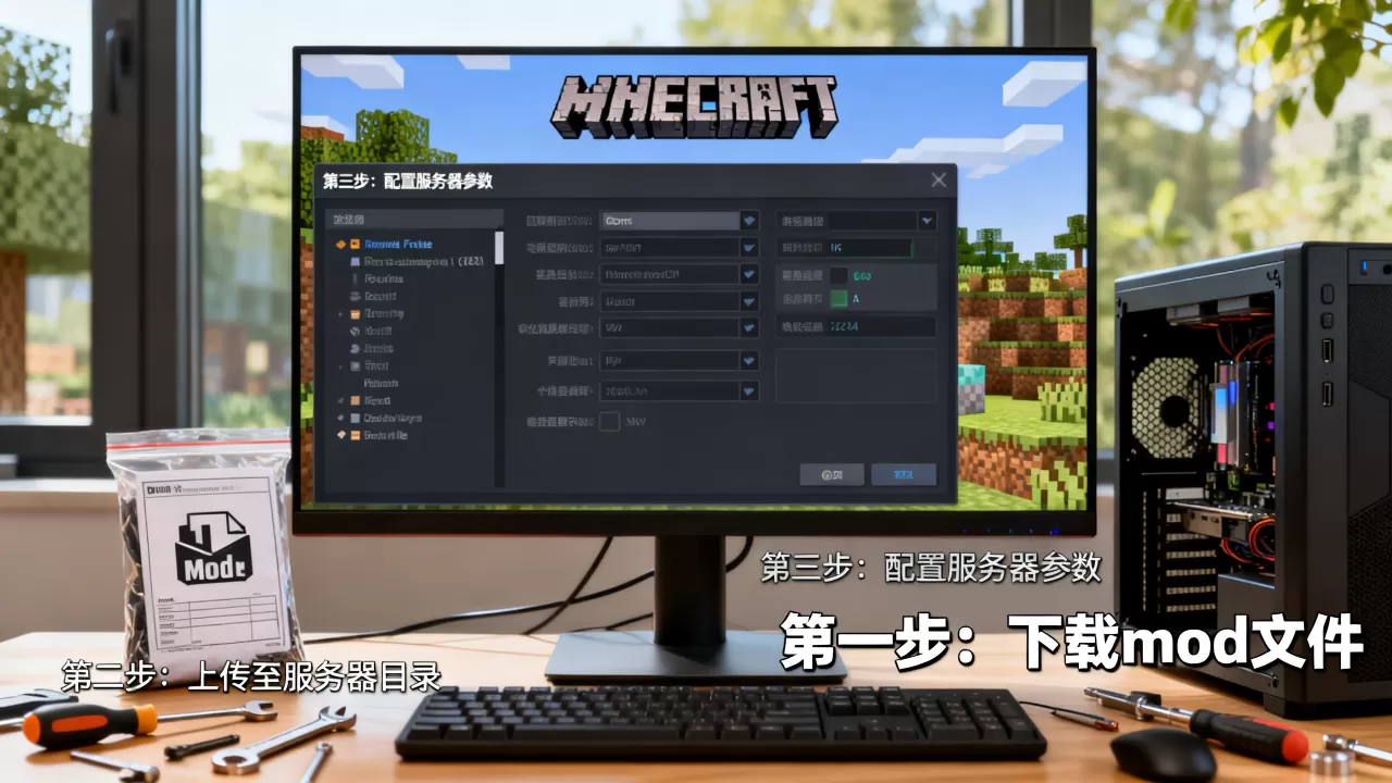我的世界创世神mod在服务器怎么装，怎么安装