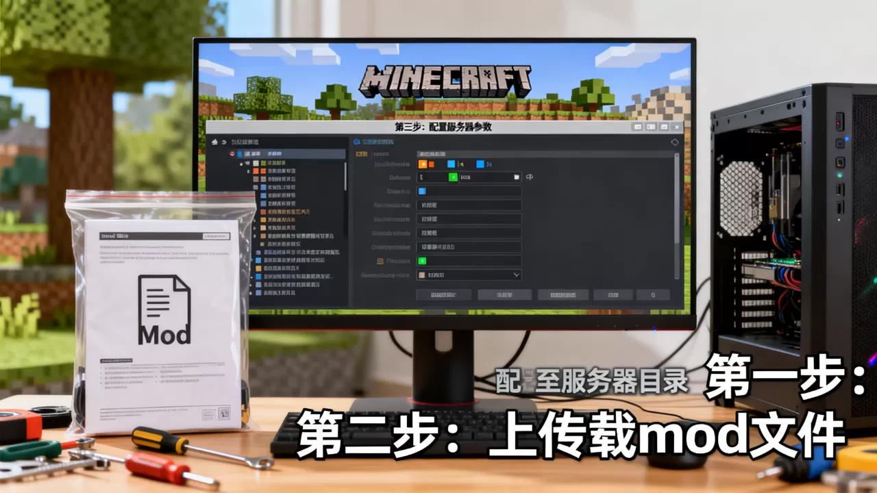 我的世界创世神mod在服务器怎么装，怎么安装