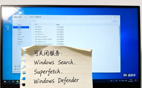 Win10能关掉哪些服务器，哪些服务可以关闭？