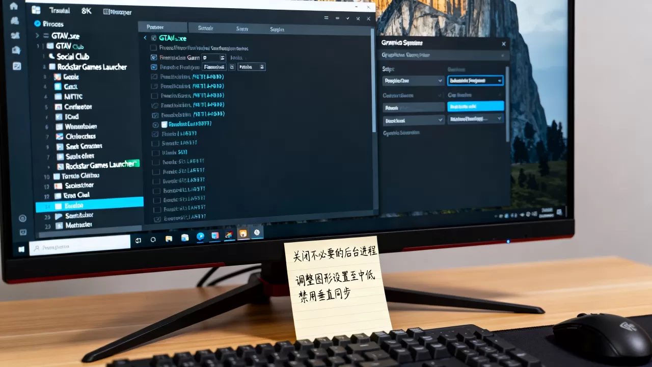 GTA5需要关掉哪些进程和服务器?, 怎么设置 GTA5需要关掉哪些进程和服务器?, 怎么设置