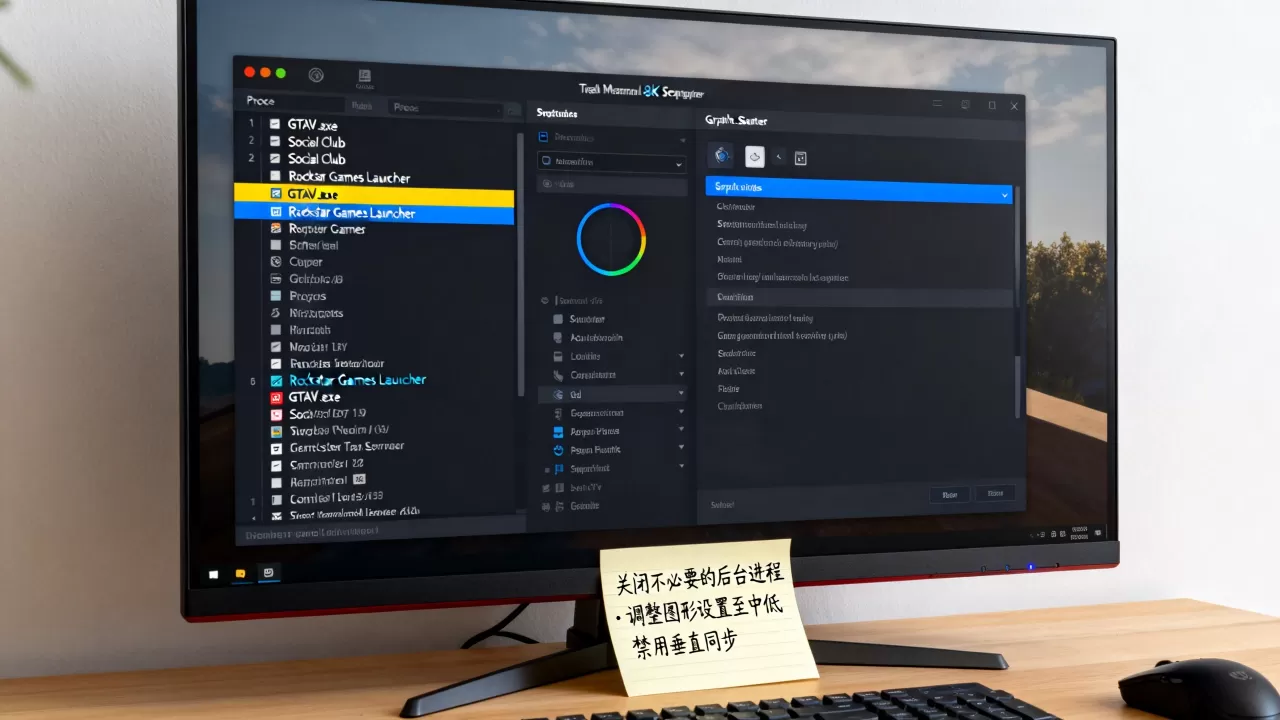 GTA5需要关掉哪些进程和服务器?, 怎么设置 GTA5需要关掉哪些进程和服务器?, 怎么设置