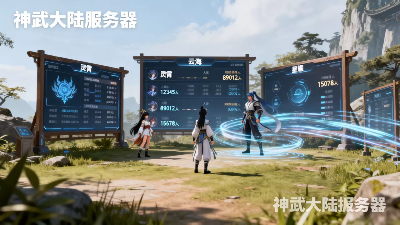 神武大陆服务器都有哪些，哪个服务器人最多？