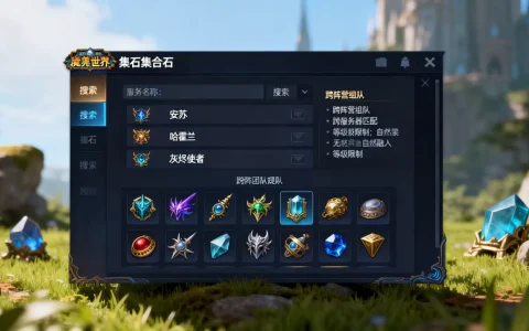 魔兽世界集合石能搜哪些服务器，跨服组队规则是什么？