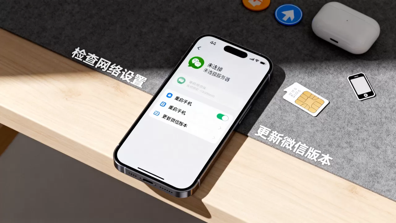 苹果手机微信4g为何显示未连接服务器,怎么解决 苹果手机微信4g为何显示未连接服务器,怎么解决