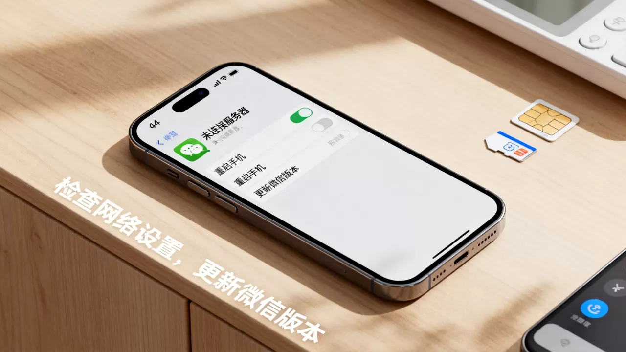 苹果手机微信4g为何显示未连接服务器,怎么解决 苹果手机微信4g为何显示未连接服务器,怎么解决