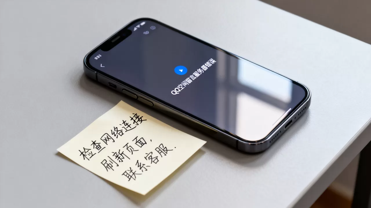 在QQ空间里留言显示服务器错误是怎么回事，怎么解决？