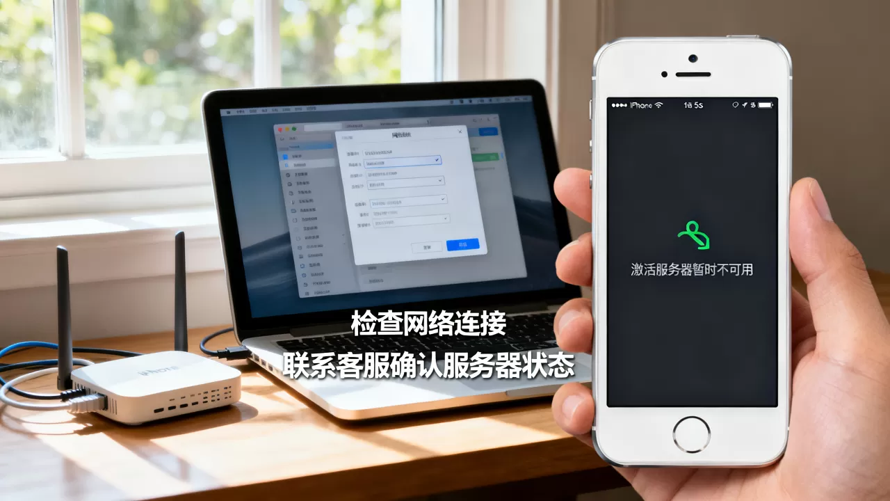 5s激活服务器暂时不能用怎么办,怎么回事? 5s激活服务器暂时不能用怎么办,怎么回事?
