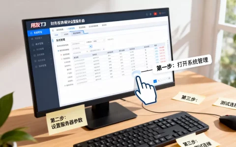 用友T3的财务报表模块怎么设置服务器，有哪些步骤