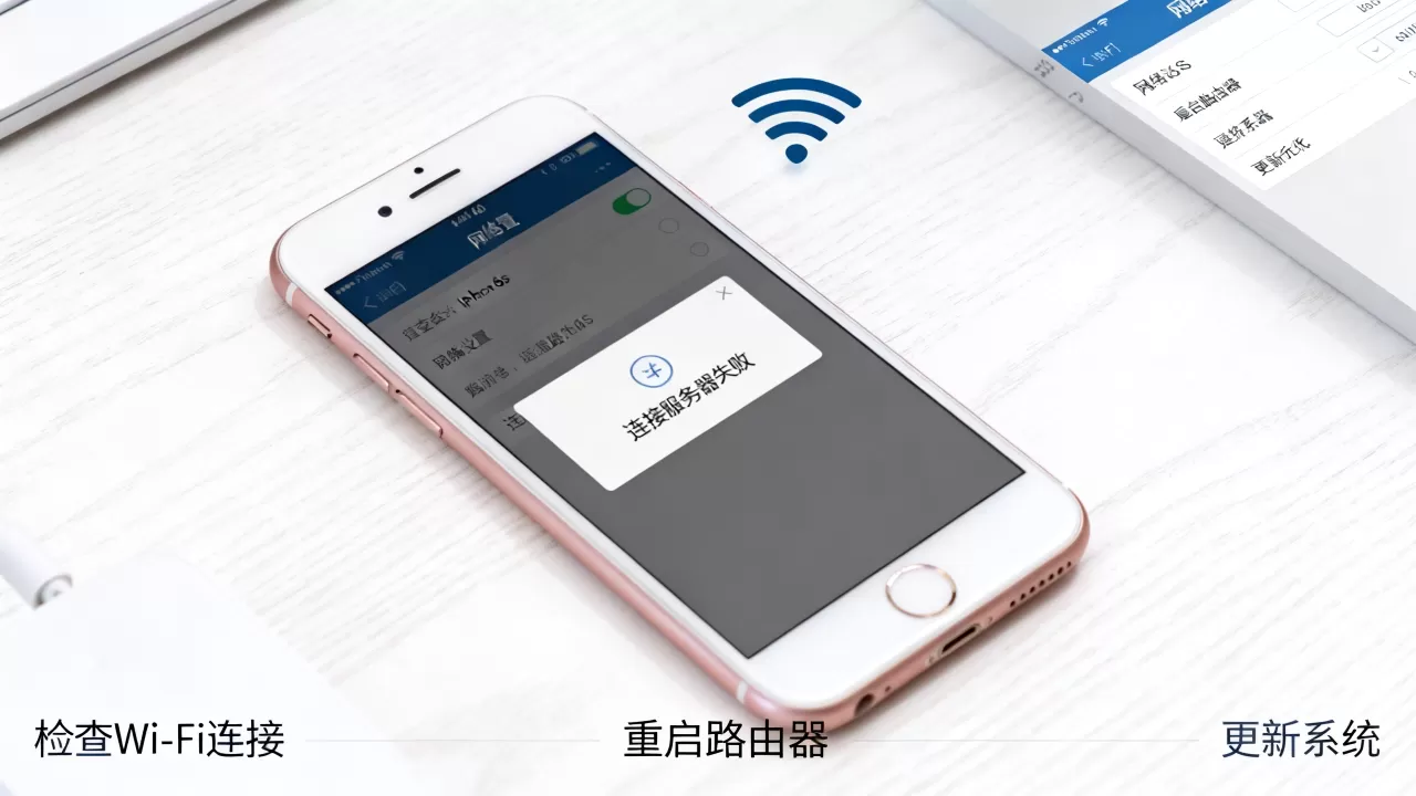 苹果6s连不上服务器怎么解决，连接失败是什么原因？