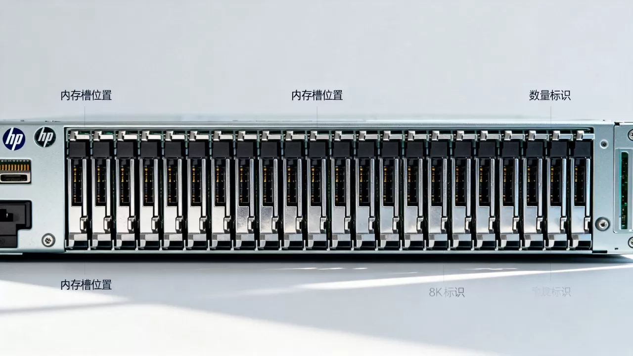HP服务器一般有多少个内存槽呢，怎么查？