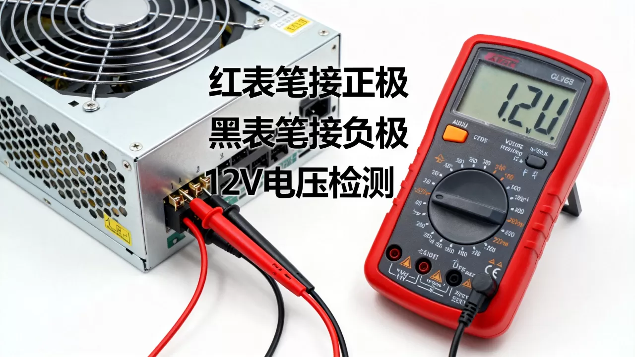 服务器电源12v怎么用万用表检测,测量方法是什么? 服务器电源12v怎么用万用表检测,测量方法是什么?