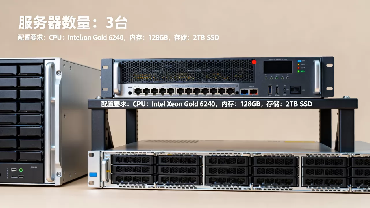 u8管理系统需要多少台服务器？，需要什么配置？