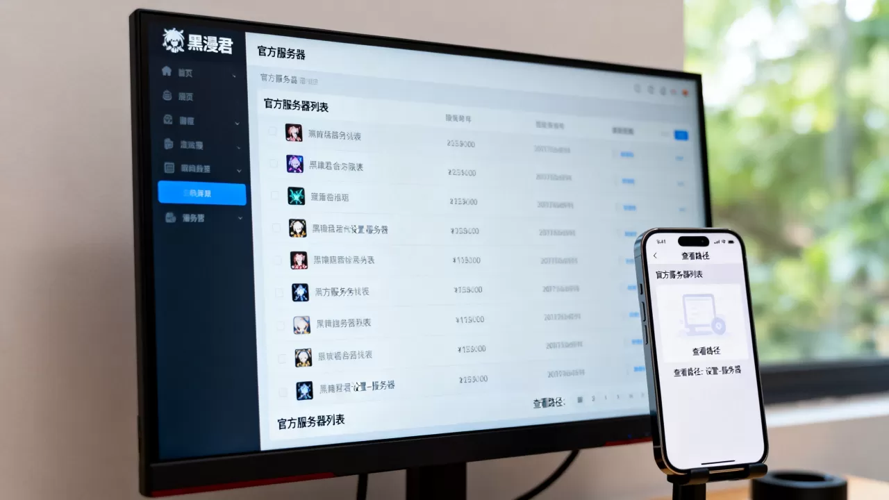黑漫君官方服务器有哪些呢,在哪里可以查看? 黑漫君官方服务器有哪些呢,在哪里可以查看?